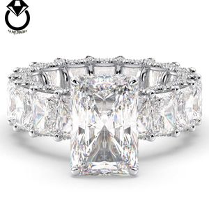 Reyes en gros de haute qualité femmes bijoux de mode 925 sterling argent Moisanite Anneaux de luxe de mariage anneaux de fiançailles de mariage bijoux