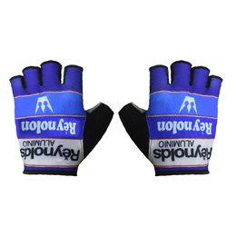 Reynolds Team Cycling Gloves Men Half vinger Ademend Antishock Sports Bike Glove 240402