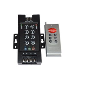 RF 8Key RGB LED Remote Controller-schakelaar DC12V-24V 30A Wireless Controllers Iron Shell