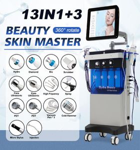 RF Cold Hammer Hydro Face Machine Microdermabrasion 13in1 Water Hydra Dermabrasion Spa Facial Skin Pori￫n Reiniging Schoonheidsapparatuur