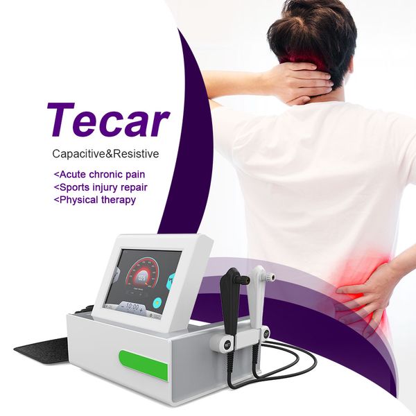 Monopolar RF Diatermia 448khz Smart Tecar cet ret Equipo de fisioterapia Cuerpo Adelgazante Estiramiento de la piel Máquina de relajación muscular Uso en clínica médica