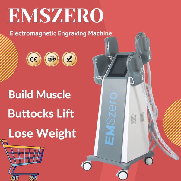 DLS-EMSLIM Machine musculaire EMSzero Neo réduisant la graisse Hi-emt Sculpt Machine 4 pièces poignées avec coussinets de stimulation pelvienne en option salon de beauté