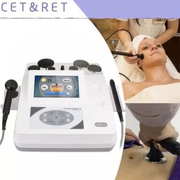 Équipement RF Derniers soins de la peau Tecar Therapy Appareil de diathermie radiofréquence unipolaire RET CET Indiba Body Contouring Lifting du visage