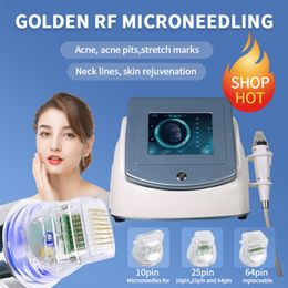 Équipement RF Microneedle Micro-aiguille fractionnelle Machine de beauté Resserrement de la peau Cicatrices d'acné Enlèvement des vergetures Équipement de spa