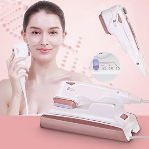 Équipement RF Mini Machine HIFU Machine à ultrasons Produits de soins de la peau multifonctionnels Lifting du visage Anti-rides AUCUN gel inclus