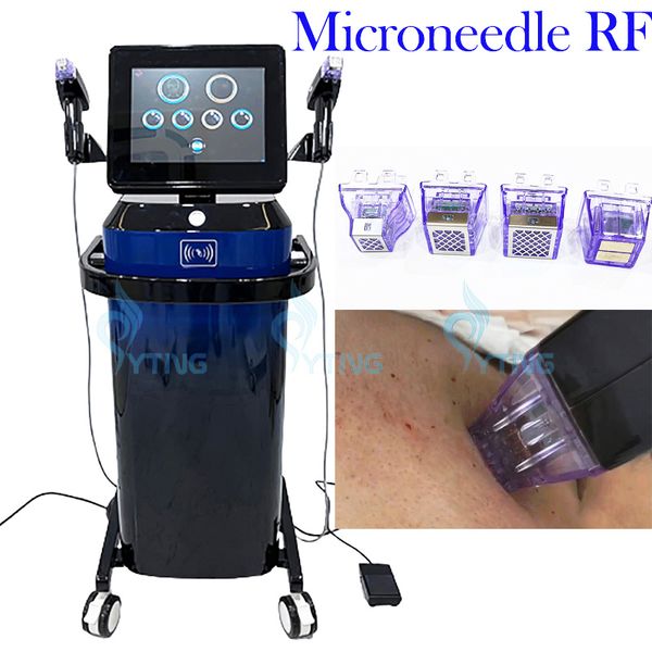 Micro-aiguille fractionnée RF Morpheus8 Machine 4 conseils Microneedling avec radiofréquence Lifting du visage Enlèvement des vergetures Traitement des cicatrices d'acné