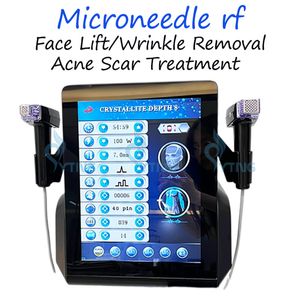 Micro-aiguille fractionnée RF pour Lifting du visage, radiofréquence, réduit les rides, traitement des cicatrices d'acné, Machine RF