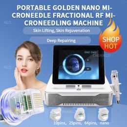 RF Fractional Microneedling Beauty Microneedle Roller Machine Vergetures Caractéristiques Lifting Fractional Microneedle Machine