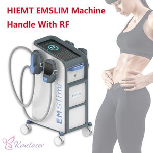 RF HiEMT NEO Sculpt amincissant l'équipement Façonner la graisse réduire Construire un appareil musculaire Stimulation électromagnétique Emslim Beauty Machine rend le corps mince et plus fort