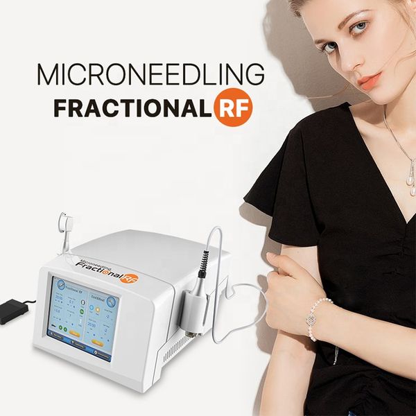 Máquina de microagujas Rf, tratamiento profesional de microagujas para eliminación de arrugas por radiofrecuencia fraccionada para estiramiento de la piel para estrías