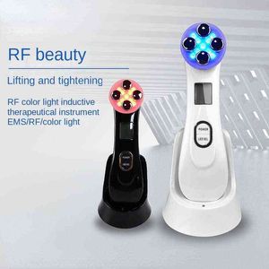 RF multi-fonction EMS Micro-courant couleur lumière Introduction Instrument beauté ascenseur raffermissant lifting 220513