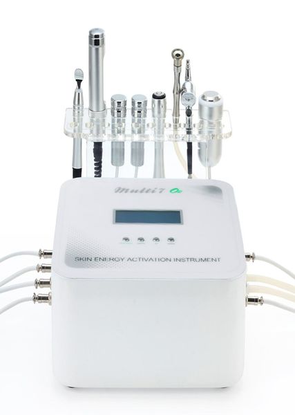 RF No aiguille Mesotherapy Skin Rajusenation Instrument avec microcourant 6 en 1 machine de beauté avec microde de refroidissement en oxygène galvanique4121554