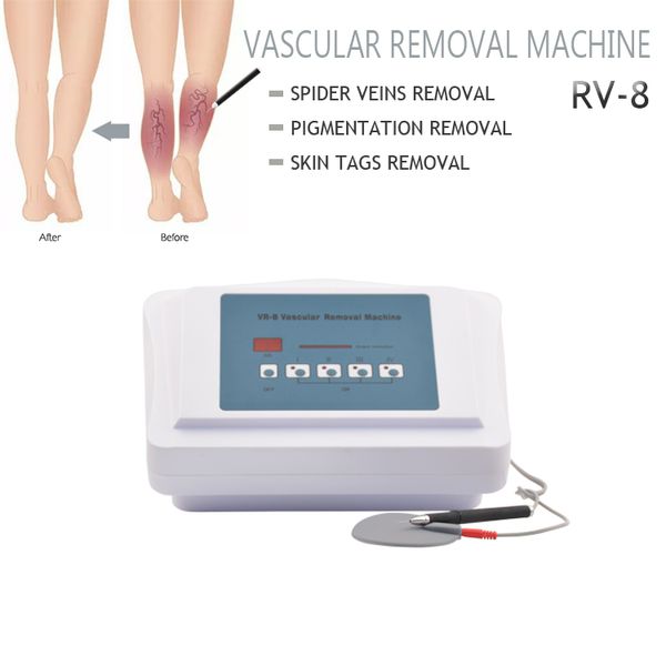 Eliminación de vasos sanguíneos rojos RF, máquina de eliminación de venas vasculares, equipo de terapia para removedor de venas de araña permanente facial de alta frecuencia