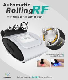 RF Rolling 360 graden Gezicht Basis Schoonheid Machine Home Gebruik Radial Frequency Slimming-apparatuur voor Cellulitis Reduction