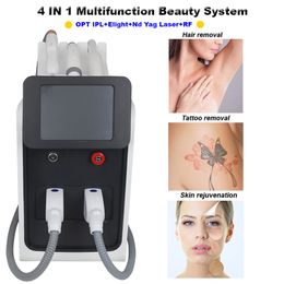 RF Skin Trachering Opt IPL Haarverwijdering ND YAG Laser All Color Tattoo Removal Machine Multifunction Elight Beauty Equipment