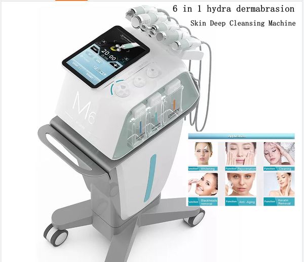 Rf Skin Tighten Instrument Aqua Facial Microdermoabrasion Machine Hydro Oxygen Spray Rejuvenecimiento de la piel Water Hydra Dermabrasion Gestión del cuidado facial