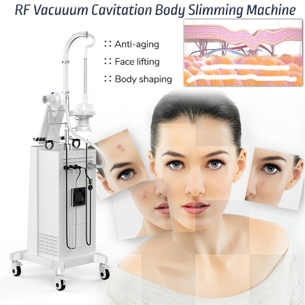 Corps de Cavitation sous vide RF minceur Machine Rotation réduction de graisse EMS IR infrarouge Vib vague Massage équipement de beauté