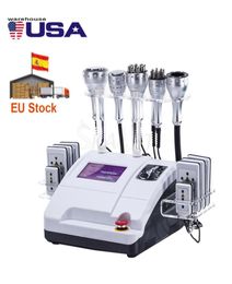 Rf Vacuum Laser Pads Corps Slimming Skining Restanding 8 in 1 Cavitation Machine pour Salon Spa8420251