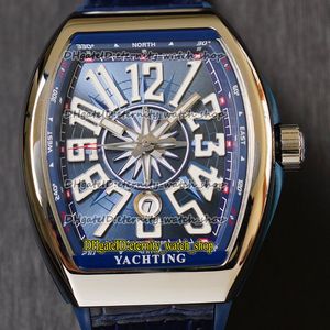 Eternity Sport Horloges RFF Top Versie Nieuwe Saratoge Yachting V45 SC DT 5N ETA 2824 SA2824 Automatische 28800VPH Blue Dial Mens Horloge 316L Steel Case Rubberen Strap