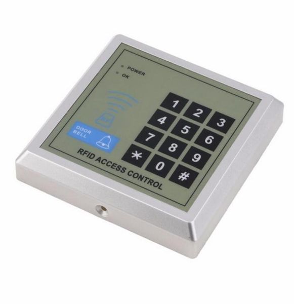 RFID 125KHz CONTRÔLE D'ACCÈS CONSTANT CHEYPAD Smart Card Reader Door Lock System avec TK4100 Keychains Prise en charge 3000 utilisateurs pour HomeApartment3337911