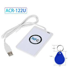 RFID ACR122U Lecteur de carte de contrôle d'accès intelligent 1356 MHz Code de programmation du réplicateur NFC prend en charge iOSIEC18092 Chip Crack Writer 240516