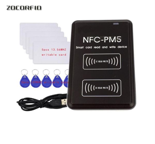 Copiadora RFID NFC IC ID lector escritor duplicador versión en inglés más nuevo con función de decodificación completa tarjeta inteligente Key306h7521258