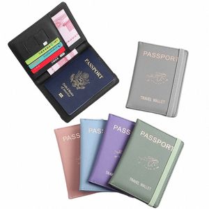 Rfid Passeport Couverture Passeport Protecteur Multi-Functi Étanche Crédit Carte D'identité Portefeuille Busin Porte Document Voyage Accory K1pj #