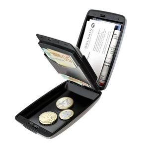Portefeuille sécurisé RFID pour cartes d'argent, étui porte-cartes, porte-clés, porte-monnaie pour unisexe 23143771045380