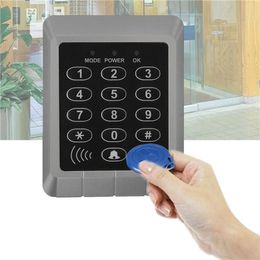 Lector de seguridad RFID Cerradura de puerta de entrada Teclado Sistema de control de acceso + 10 llaves de piezas