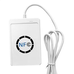 Lector de tarjetas inteligentes RFID, escritor sin contacto, copiadora duplicadora, clon grabable, NFC ACR122U USB S50 1356mhz M1 240123