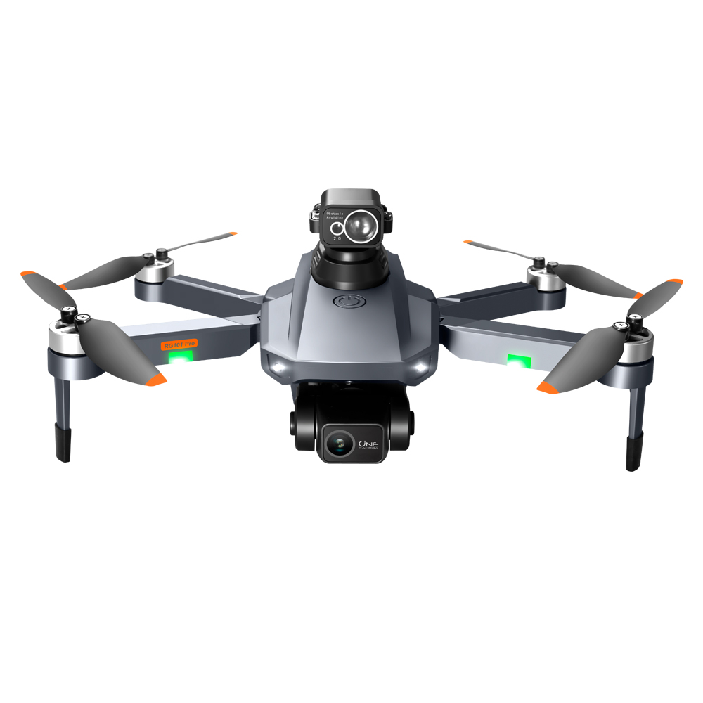 Drone RG101 Pro De Dos Ejes Mecánico A Prueba De Vibraciones Cabeza Sin Escobillas Gps Evitación De Obstáculos Hd 1080p Drone