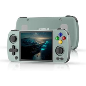 RG405M Retro handheld Game Console 4 inch IPS Touch Screen Android 12 CNC Aluminium Alloy UniSoc Tiger T618 Portable Video Player