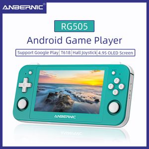 RG505 Nieuwe handheld gameconsole Android 12 System UniSoc Tiger T618 4,95-inch OLED met Hall Joyctick Ota Update