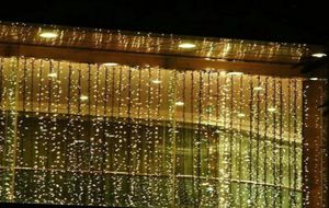 RVB 300 LEDS 3M3M LED cascade extérieure Extérieur Lumière de Noël Party de Noël Garden Curtain LED Lights Decoration AC110V5604820