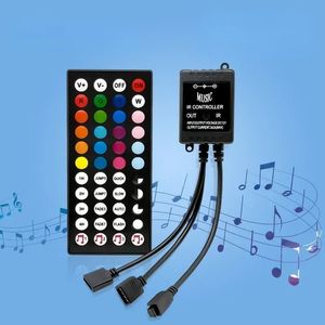 RGB 5050 Neon USB Room Decor Muziekmodus voor TV Achtergrond Bluetooth LED-verlichting met 44 toetsen Afstandsbediening Tape voor Slaapkamer Decoratie