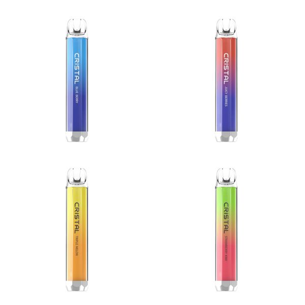 Linterna RGB Tastefog Crystal 800 Puffs Venta al por mayor Vape desechable Pen Mesh Coil 2 ml Tpd Versión E-Cigarrillo 2% 10 sabores En stock