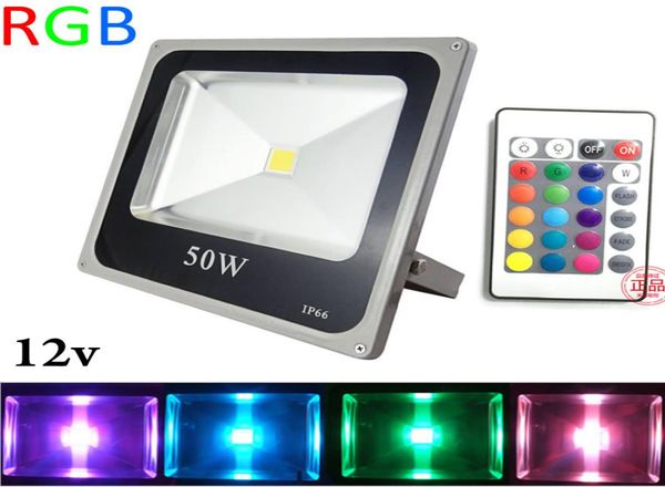 RGB LED Floodlight 10W 20W 30W 50W LED EXTERIOR FIMBLE 12V LED LED FUERA REFLECTOR FIENTLELLED24 CLAVE CONTROL REMOTO4530893