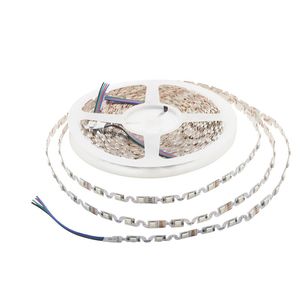 RGB LED Strip Licht 5050 SMD 8mm PCB S Vorm Bendable Flexibele LED -strips Lint voor achtergrondverlichting Kanaal Letters Advertentielicht