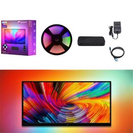 Tira de luces led RGB, Kit de luz ambiental inteligente para TV, HDMI, sincronización, retroiluminación Led, WiFi, Alexa, Google, Control, tira de luces Led para HDMI TV BOX