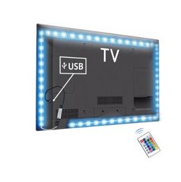 RGB-licht voor TV Achtergrondverlichting voor 1m 2M 3M USB LED Strips Licht voor kast Kastkast Kabinet LED Diode TV achtergrondverlichting