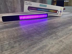 RGB Music Rhythm USB Lamp Desktop Voice Light Auto Sfeer Gecontroleerd Kleurrijke 100 Stks