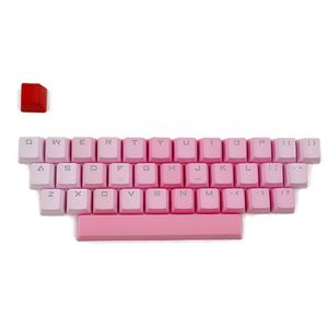 RVB PBT 35 touches OEM Double Shot Keycaps rétroéclairés pour clavier mécanique Cherry 667C