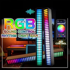 RGB Pickup Lights Sound Control LED Light Smart App Control Color Rhythm Ambient Lamp Voor Car Game Computer Desktop