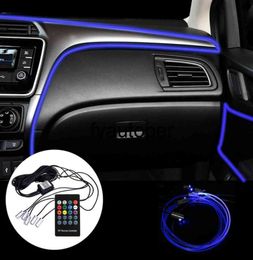 RGB télécommande App contrôle voiture intérieur lumière 6 mètres lampe d'ambiance Carstyle Fiber optique atmosphère Lamps9655946