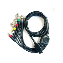 RGB/RGBS RCA-kabel voor NGC/N64/SFC/kleurenmonitor Componentkabel Game Console-accessoires