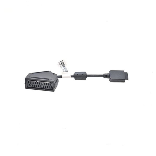 Cable adaptador de enchufe Scart para TV RGB para Samsung TV, Compatible con BN39-01154X BN39-01154A, 18CM, negro