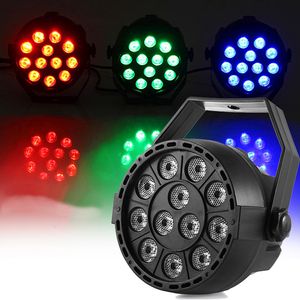 12 LED Par Light Night Club Party Stage Light avec contrôle DMX activé par le son à distance pour Bar Holiday Wedding Birthday Disco DJ