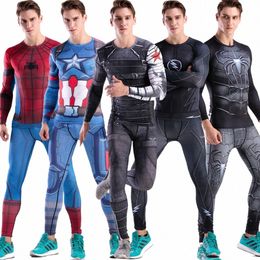 rguard Super T-shirt manches Lg pour hommes Compri Tight Fitn Gym Sports Impression numérique Survêtement Hero Jerseys i9wh #