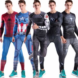 Rguard Super T-shirt Heren Lg Mouw Compri Strakke Fitn Gym Sport Digitaal Afdrukken Running Trainingspak Hero Jerseys i9wh #