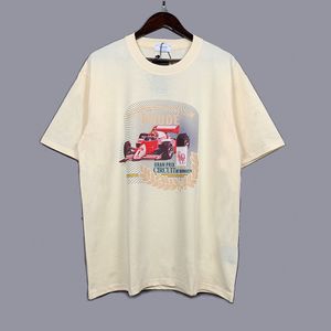RH Diseñadores para hombre Rhude Camisetas para el verano Tops para hombre Carta Polos Camisa para mujer Camisetas Ropa Manga corta Camisetas de algodón Pantalones cortos fo